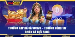 Thưởng nạp đá gà Vui123 – Thưởng nóng tay chiến gà cực sung