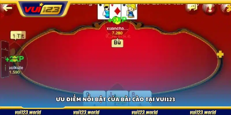 Điểm mạnh của game bài cào tại Vui123