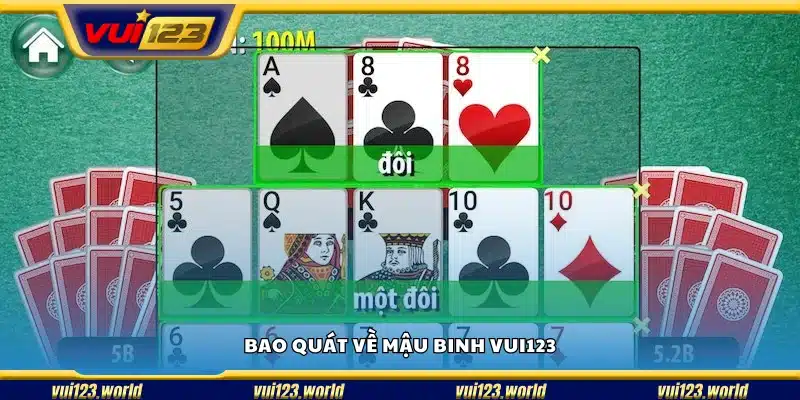Tìm hiểu game Mậu binh tại Vui123