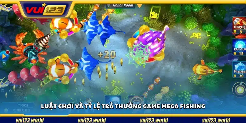 Cách tính điểm và chia thưởng trong Mega Fishing