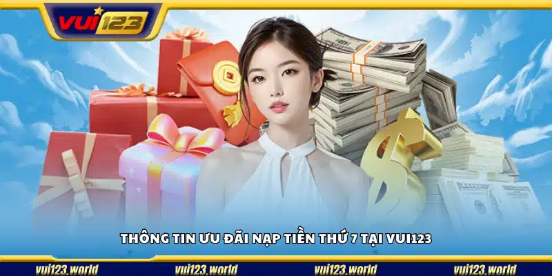 Nội dung chương trình nạp tiền thứ 7 tại Vui123