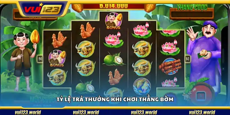 Tìm hiểu mức độ thưởng và tỷ lệ thắng trong Thằng Bờm