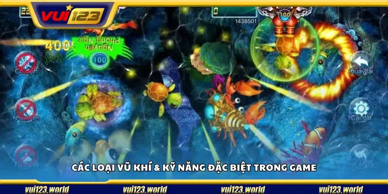 Danh sách vũ khí và hiệu ứng đặc biệt