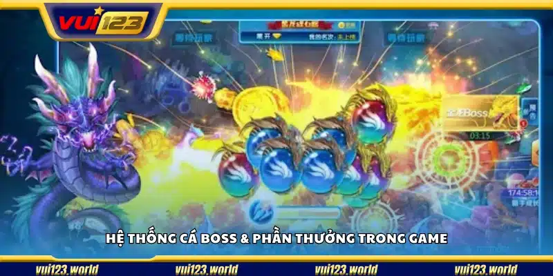 Các loại cá boss và giá trị thưởng tương ứng